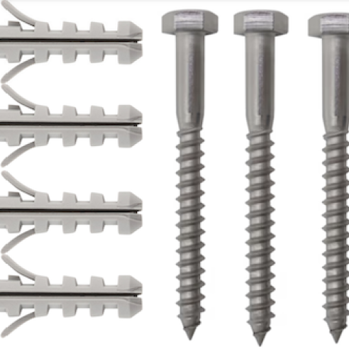 Stainless steel bolt & plug set (DIY)